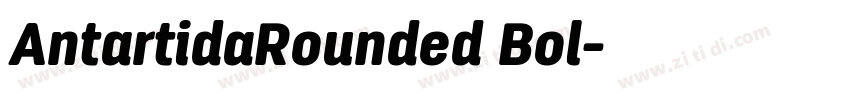 AntartidaRounded Bol字体转换